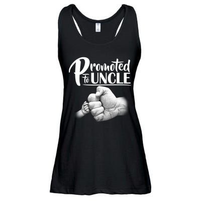 Promoted To Uncle Ladies Essential Flowy Tank