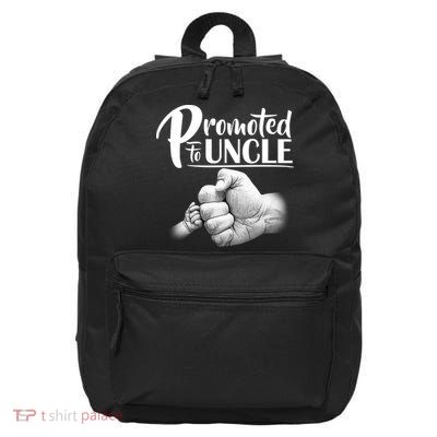 Promoted To Uncle 16 in Basic Backpack