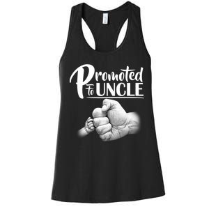 Promoted To Uncle Women's Racerback Tank