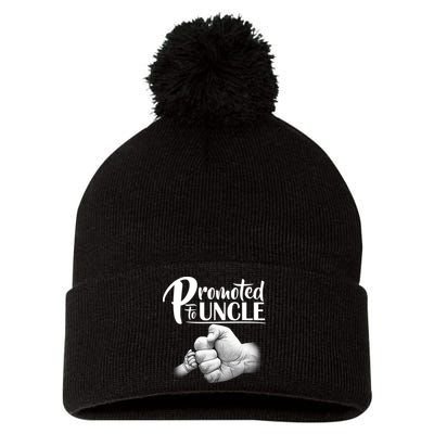 Promoted To Uncle Pom Pom 12in Knit Beanie