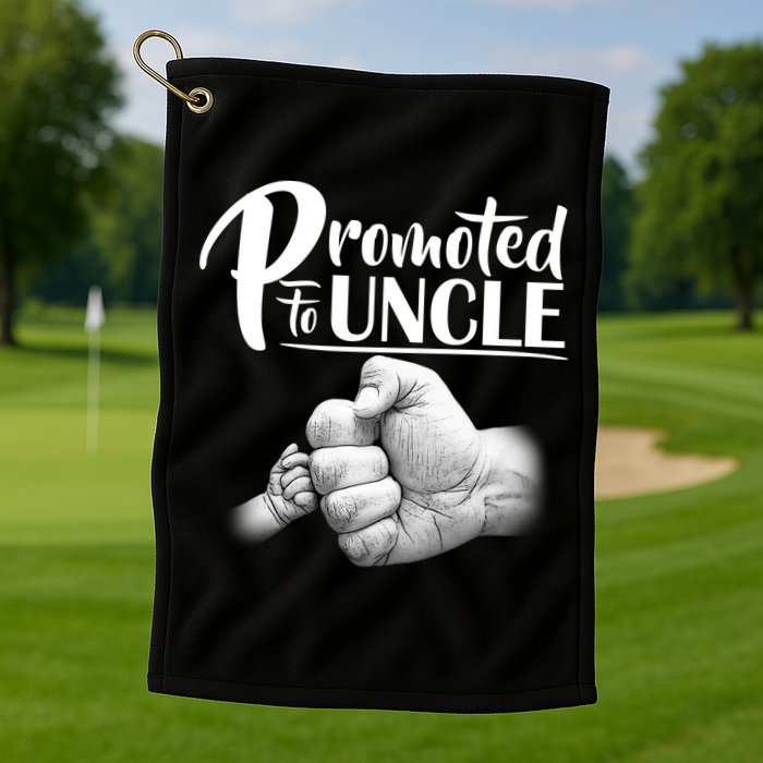 Promoted To Uncle Golf Towel