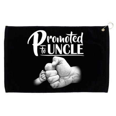 Promoted To Uncle Grommeted Golf Towel