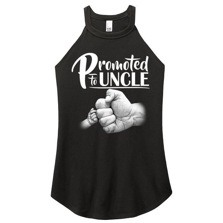 Promoted To Uncle Women's Perfect Tri Rocker Tank