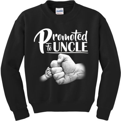 Promoted To Uncle Kids Sweatshirt
