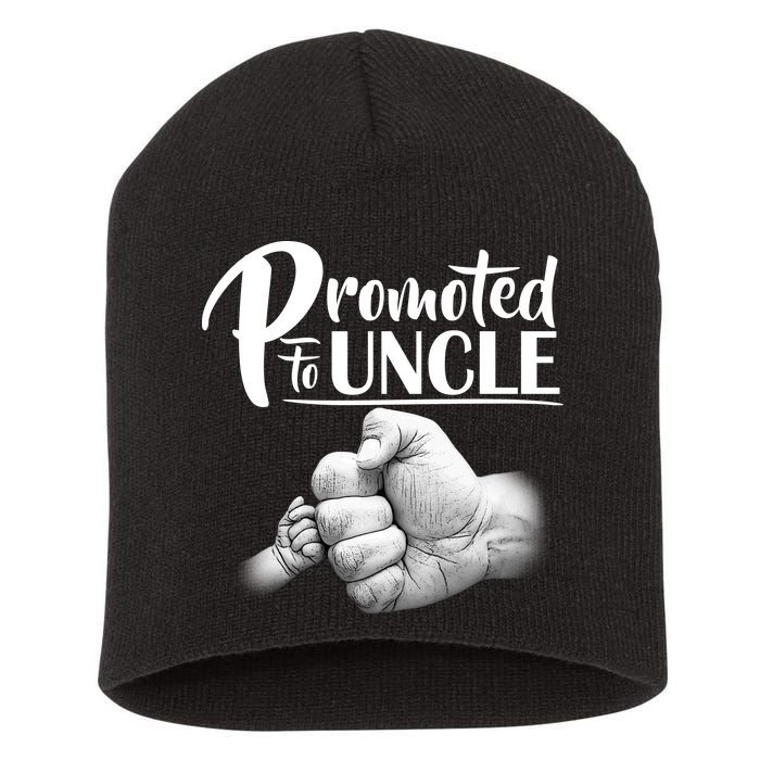 Promoted To Uncle Short Acrylic Beanie