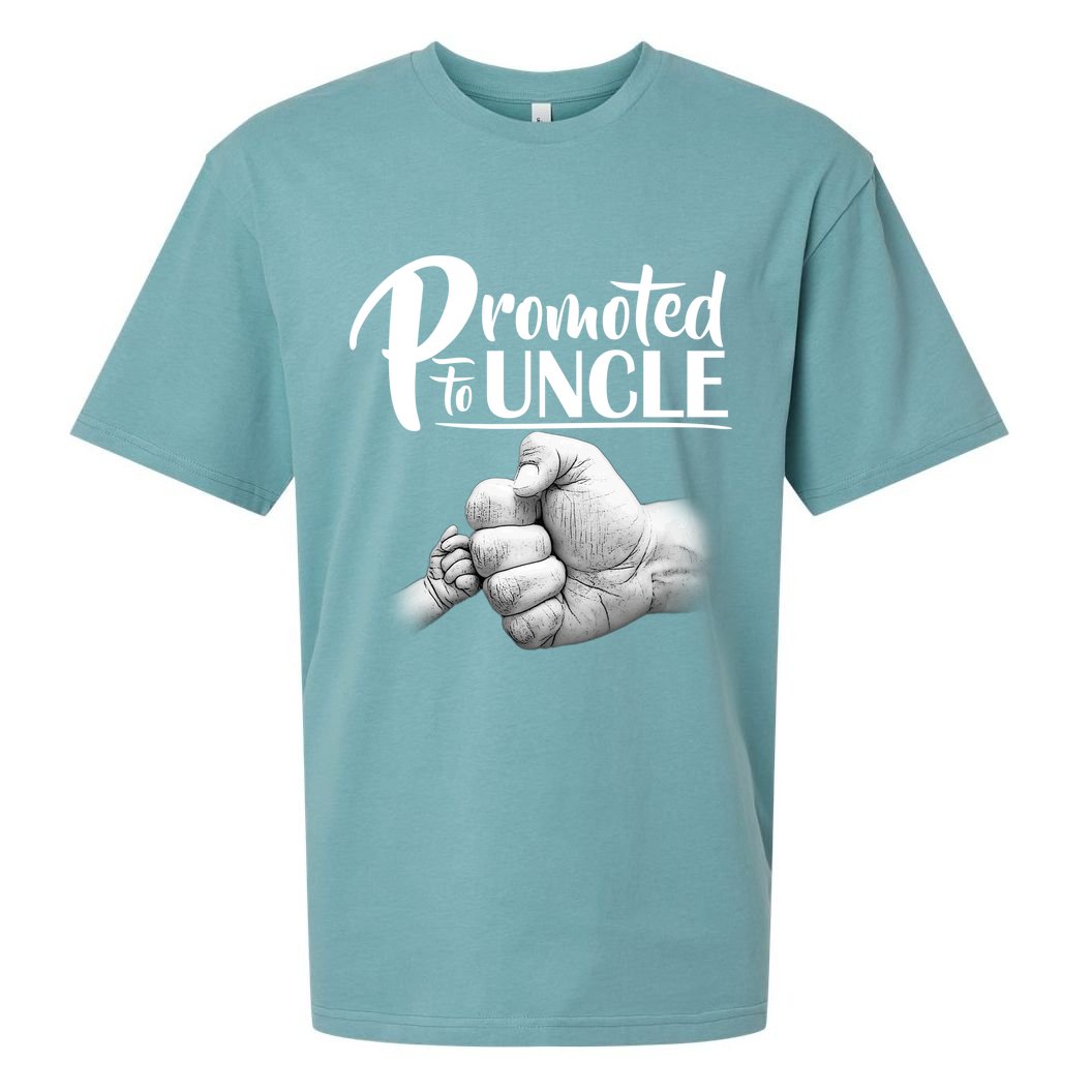 Promoted To Uncle Sueded Cloud Jersey T-Shirt