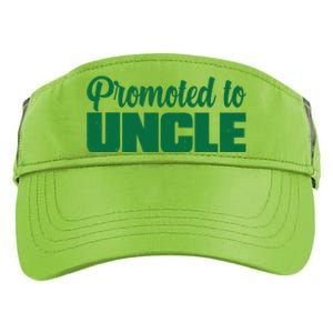 Promoted to Uncle New Baby Niece Nephew  Adult Drive Performance Visor