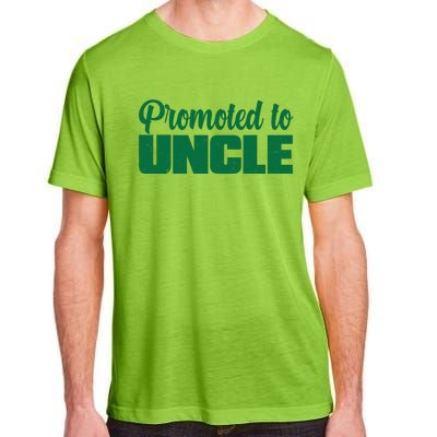 Promoted to Uncle New Baby Niece Nephew  Adult ChromaSoft Performance T-Shirt