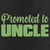 Promoted to Uncle New Baby Niece Nephew  7 Panel Mesh Trucker Snapback Hat