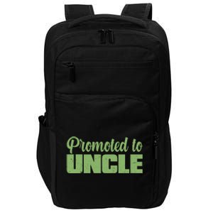 Promoted to Uncle New Baby Niece Nephew  Impact Tech Backpack