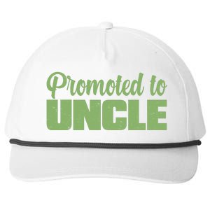 Promoted to Uncle New Baby Niece Nephew  Snapback Five-Panel Rope Hat