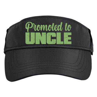 Promoted to Uncle New Baby Niece Nephew  Adult Drive Performance Visor