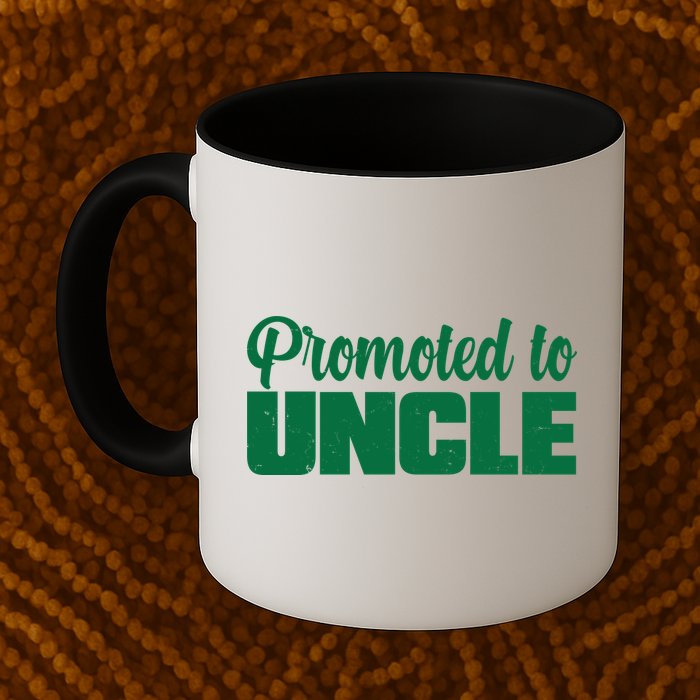 Promoted to Uncle New Baby Niece Nephew  Mug