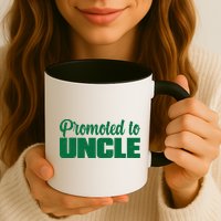 Promoted to Uncle New Baby Niece Nephew  Mug