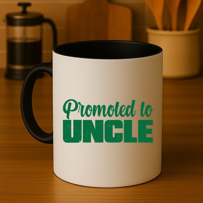 Promoted to Uncle New Baby Niece Nephew  Mug
