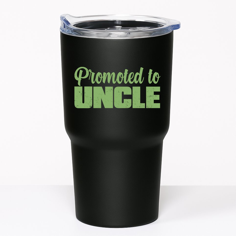 Promoted to Uncle New Baby Niece Nephew  Tumbler