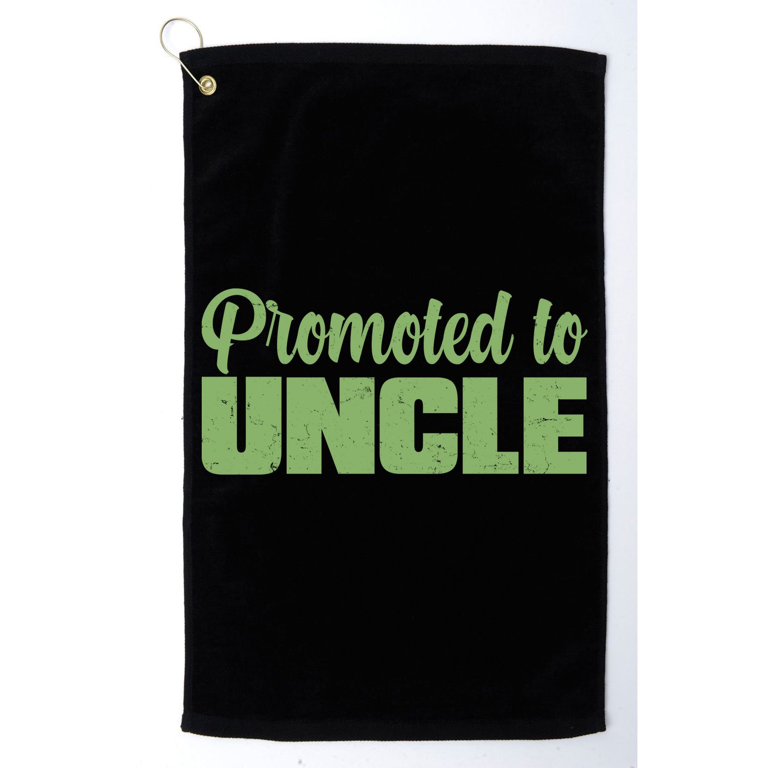 Promoted to Uncle New Baby Niece Nephew  Golf Towel
