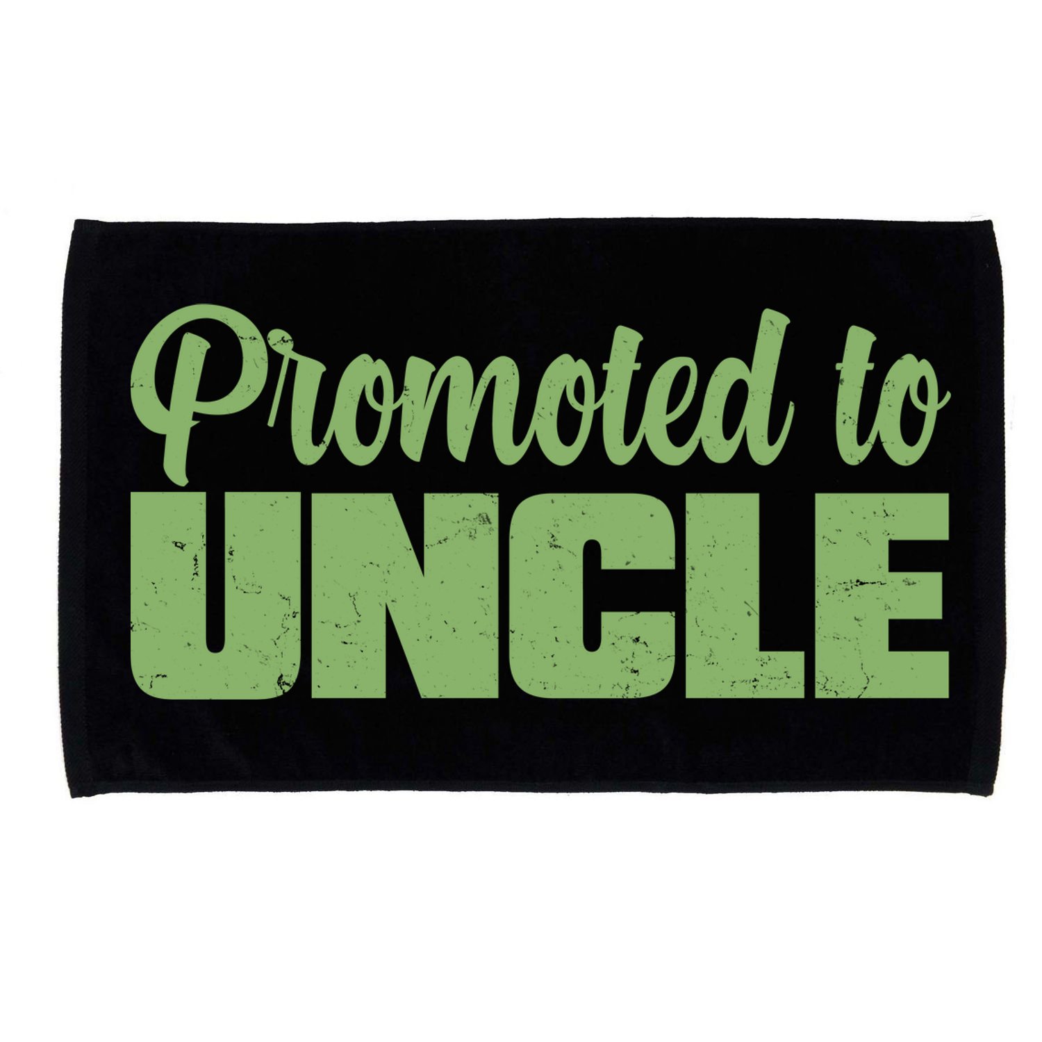Promoted to Uncle New Baby Niece Nephew  Microfiber Hand Towel