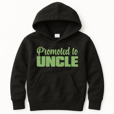 Promoted to Uncle New Baby Niece Nephew  Kids Hoodie