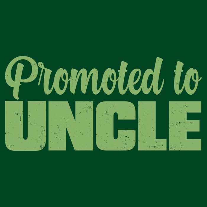 Promoted to Uncle New Baby Niece Nephew  Button