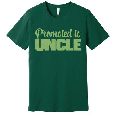 Promoted to Uncle New Baby Niece Nephew  Premium T-Shirt