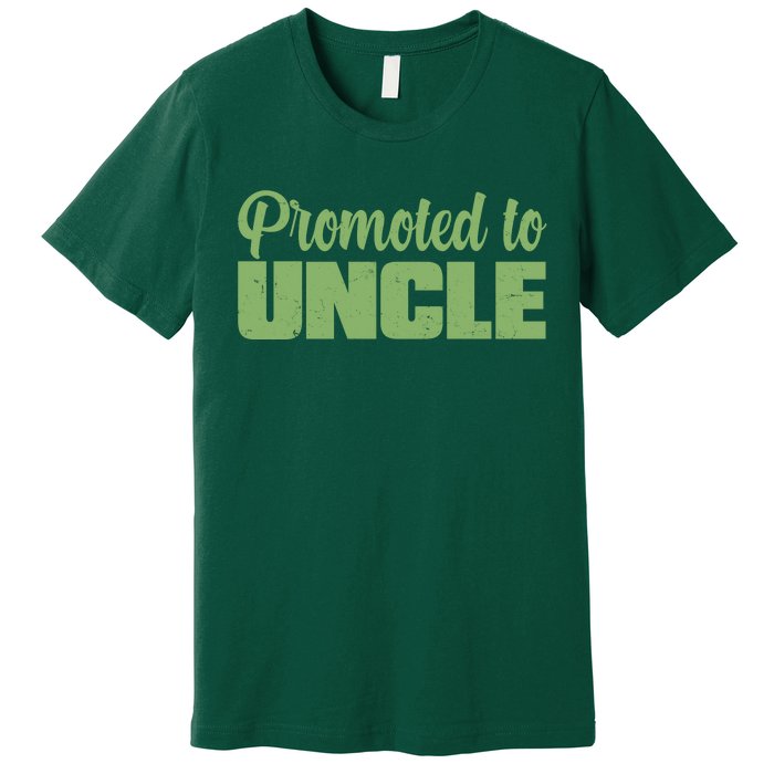 Promoted to Uncle New Baby Niece Nephew  Premium T-Shirt