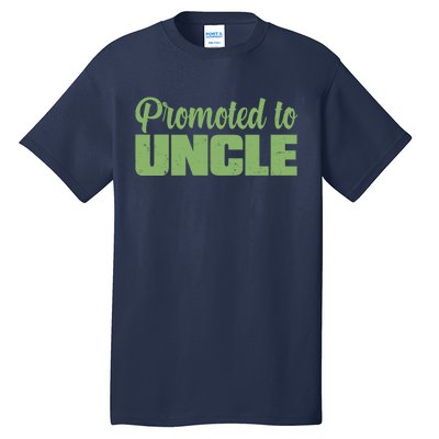 Promoted to Uncle New Baby Niece Nephew  Tall T-Shirt