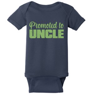 Promoted to Uncle New Baby Niece Nephew  Baby Bodysuit