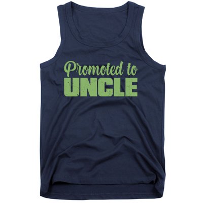 Promoted to Uncle New Baby Niece Nephew  Tank Top