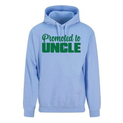 Promoted to Uncle New Baby Niece Nephew  Unisex Surf Hoodie