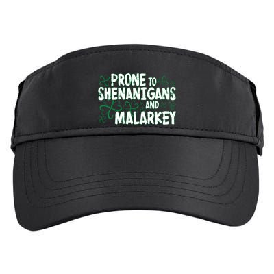 Prone To Shenanigans And Malarkey Adult Drive Performance Visor