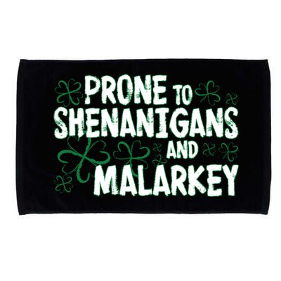 Prone To Shenanigans And Malarkey Microfiber Hand Towel