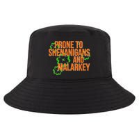 Prone to Shenanigans and Malarkey St Patty's Day Cool Comfort Performance Bucket Hat