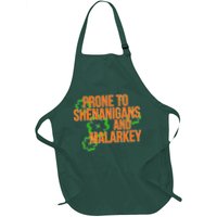 Prone to Shenanigans and Malarkey St Patty's Day Apron