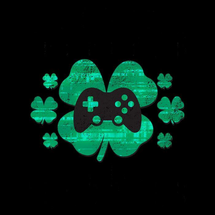 Prone To Shenanigans Video Games Shamrock Gamer 16oz Travel Tumbler