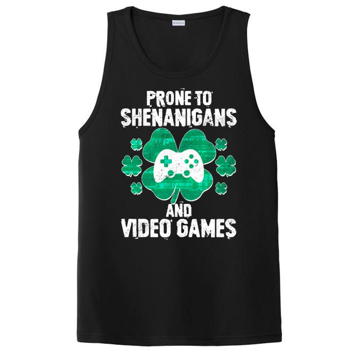 Prone To Shenanigans Video Games Shamrock Gamer PosiCharge Competitor Tank