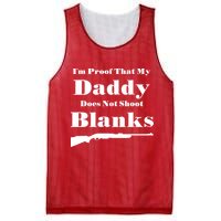 Proof My Daddy Does Not Shoot Blanks Mesh Reversible Basketball Jersey Tank