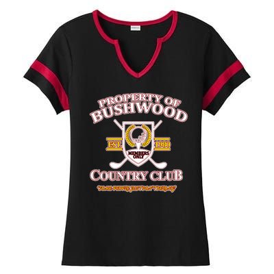 Property Bushwood Country Club Ladies Halftime Notch Neck Tee