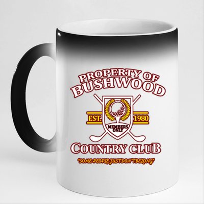 Property Bushwood Country Club 11oz Black Color Changing Mug