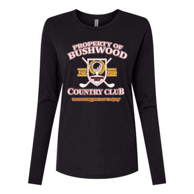 Property Bushwood Country Club Womens Cotton Relaxed Long Sleeve T-Shirt