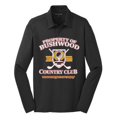 Property Bushwood Country Club Silk Touch Performance Long Sleeve Polo