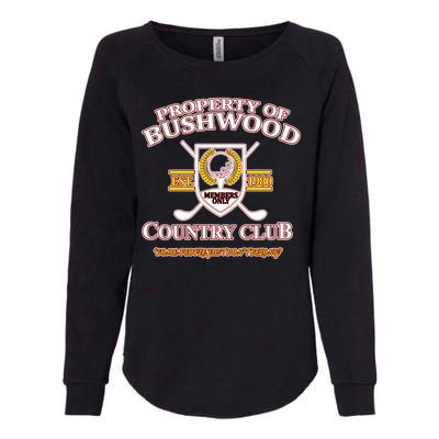 Property Bushwood Country Club Womens California Wash Sweatshirt