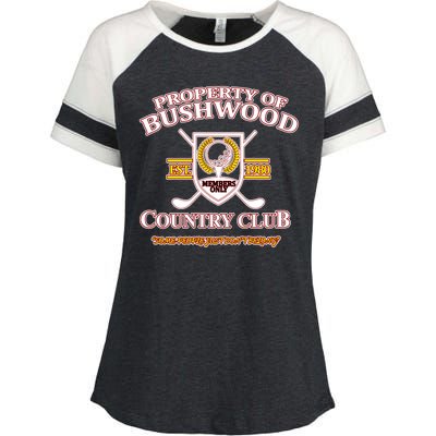 Property Bushwood Country Club Enza Ladies Jersey Colorblock Tee