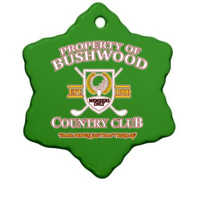 Property Bushwood Country Club Ceramic Star Ornament