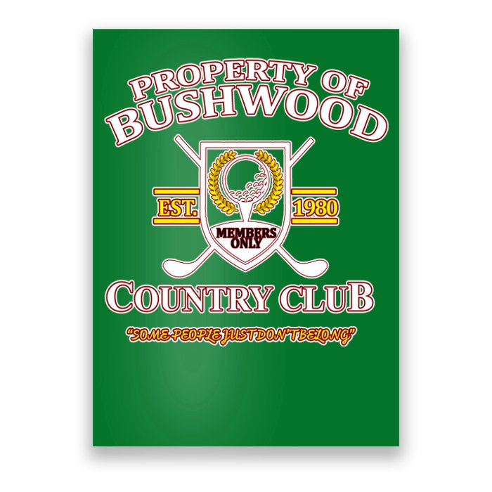 Property Bushwood Country Club Poster