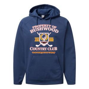 Property Bushwood Country Club Performance Fleece Hoodie