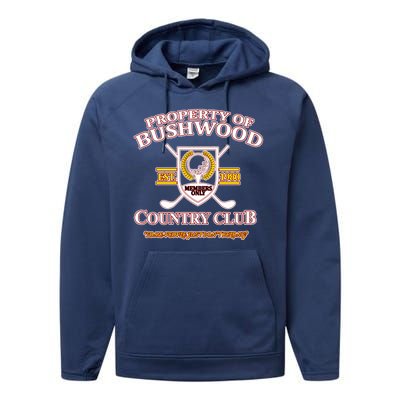 Property Bushwood Country Club Performance Fleece Hoodie