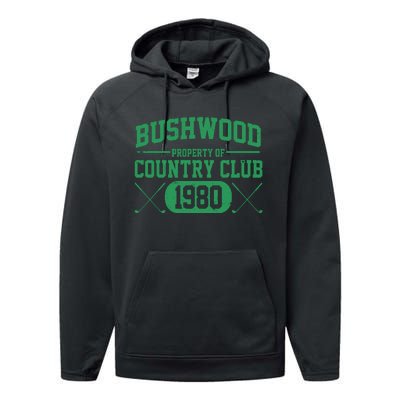 Property Of Bushwood Country Club Est 1980 Golf Club Performance Fleece Hoodie