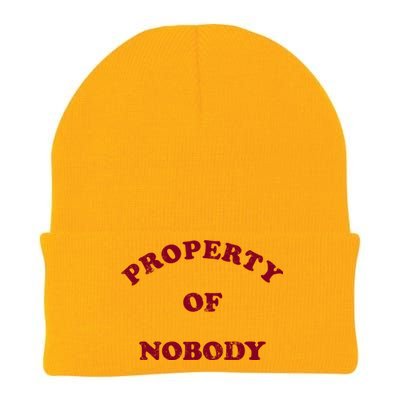 Property Of Nobody Knit Cap Winter Beanie