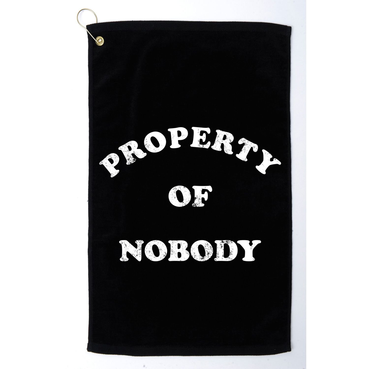 Property Of Nobody Golf Towel